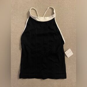 NWT Black Free People High Neck Tank